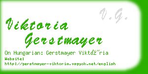 viktoria gerstmayer business card